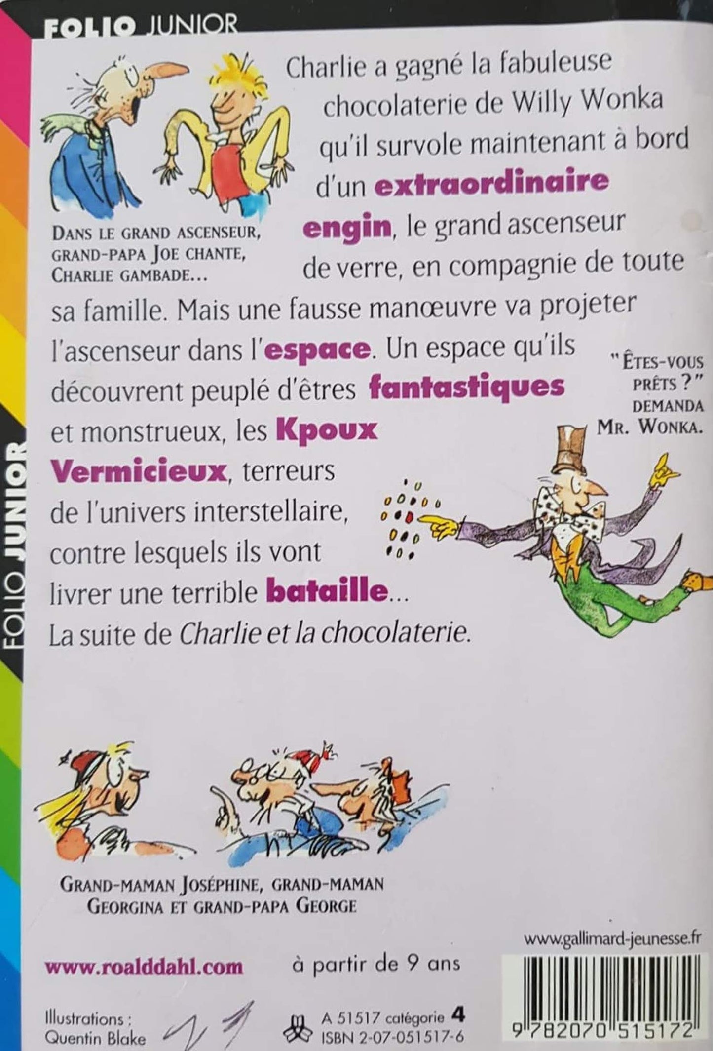 Charlie Et Le Grand Ascenseur De Verre Very Good Roald Dahl  (6259844022457)