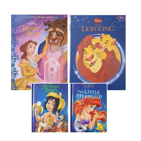 Disney 4 Books set Very Good, 4-6 Yrs Book Sets  (6297321439417)