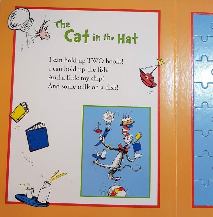 Dr Seuss Green Eggs and Ham and Other Stories Jigsaw Large Very Good Dr Seuss  (6216142880953)