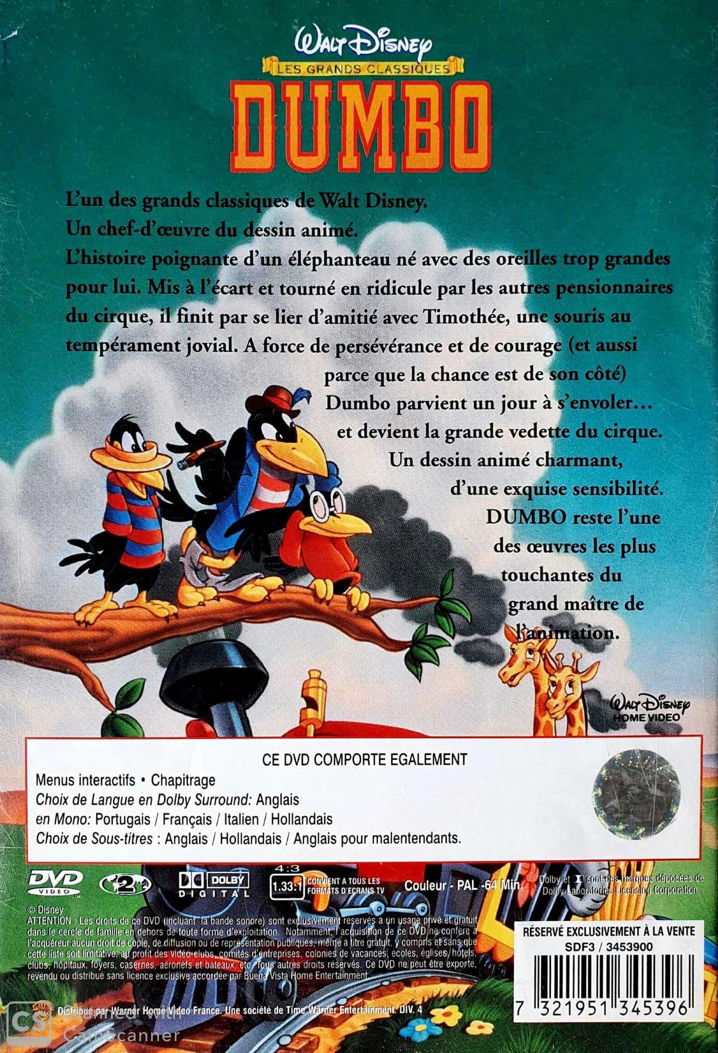 Dumbo EN, FR Disney  (4606741282871)