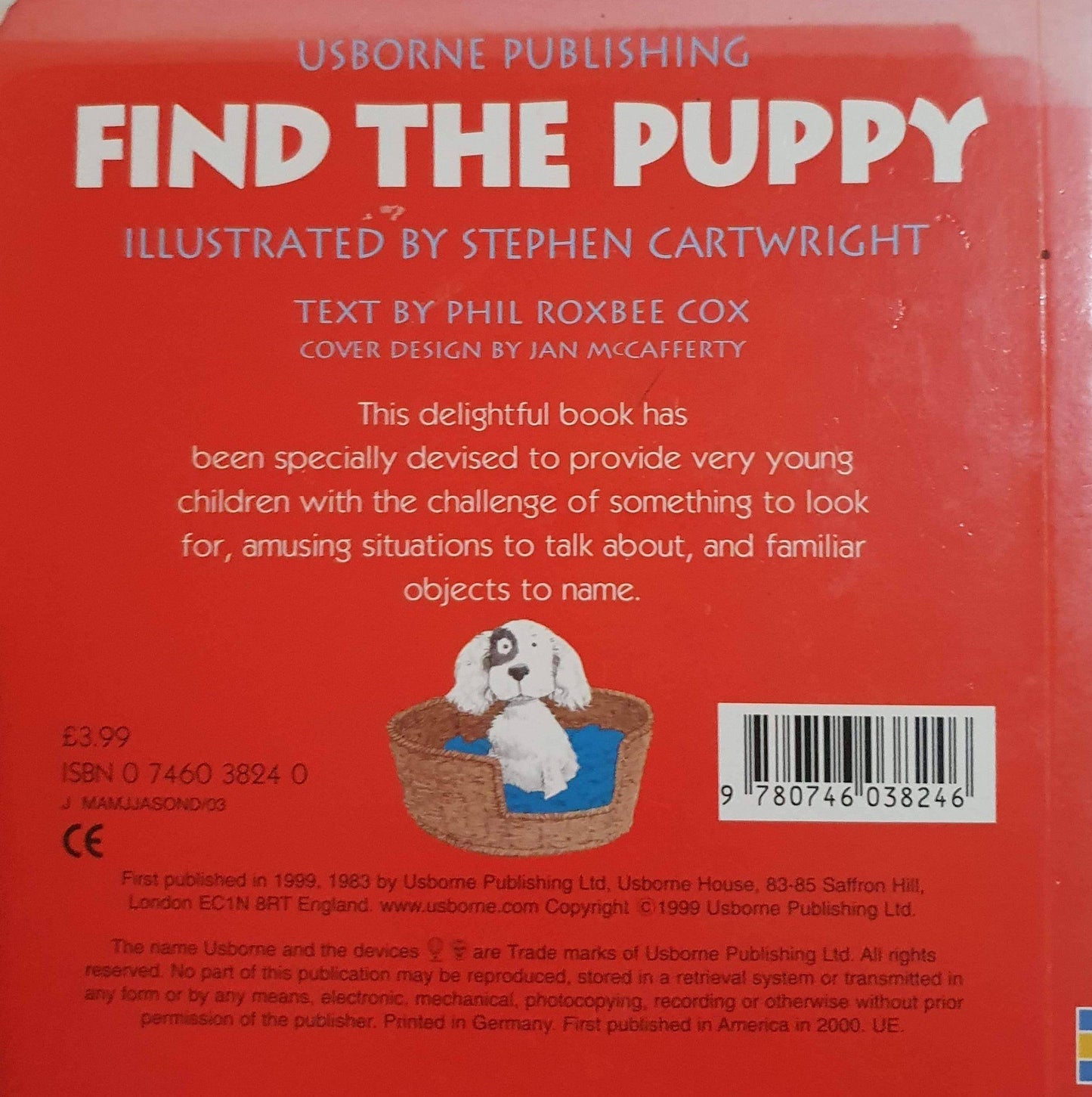Find The Puppy Well Read Usborne  (6235115028665)