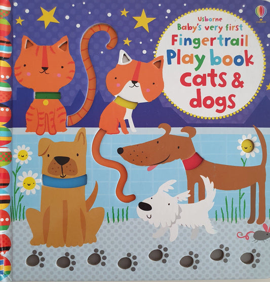 Fingertrail Play Book CATS & DOGS Like New Recuddles.ch  (6169438060729)