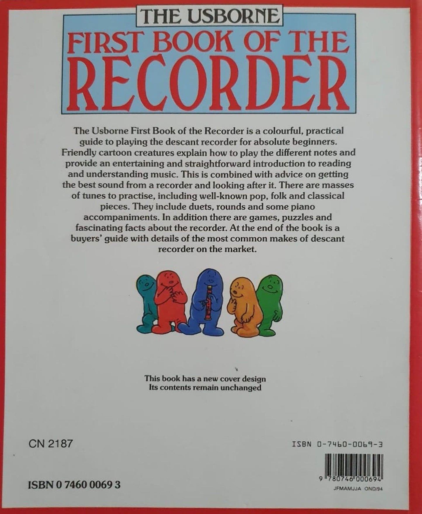 First Book of The Recorder Like New Usborne  (6192907813049)