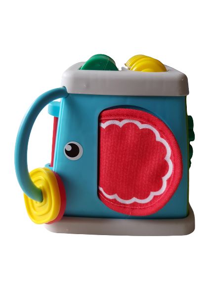 Fisher-Price Turn Activity Cube Like New, 0- 2 yrs ReCuddles  (6545651925177)