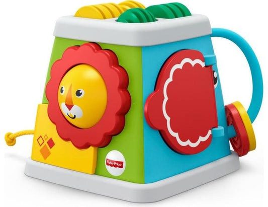 Fisher-Price Turn Activity Cube Like New, 0- 2 yrs ReCuddles  (6545651925177)