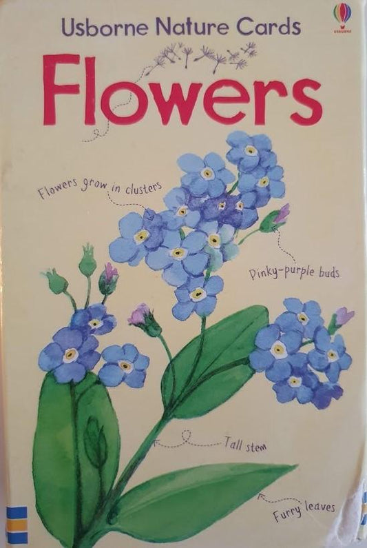 Flowers Usborne Nature Cards Like New usborne  (6162368790713)