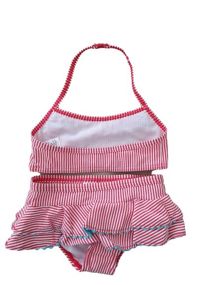 Frill Bikini Set - Pink Mini Boden, 3-4 yrs Mini Boden  (4612405264439)