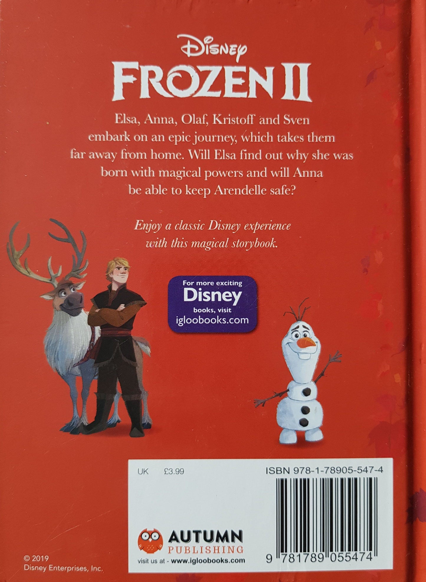 Frozen II Like New Disney  (6257950097593)