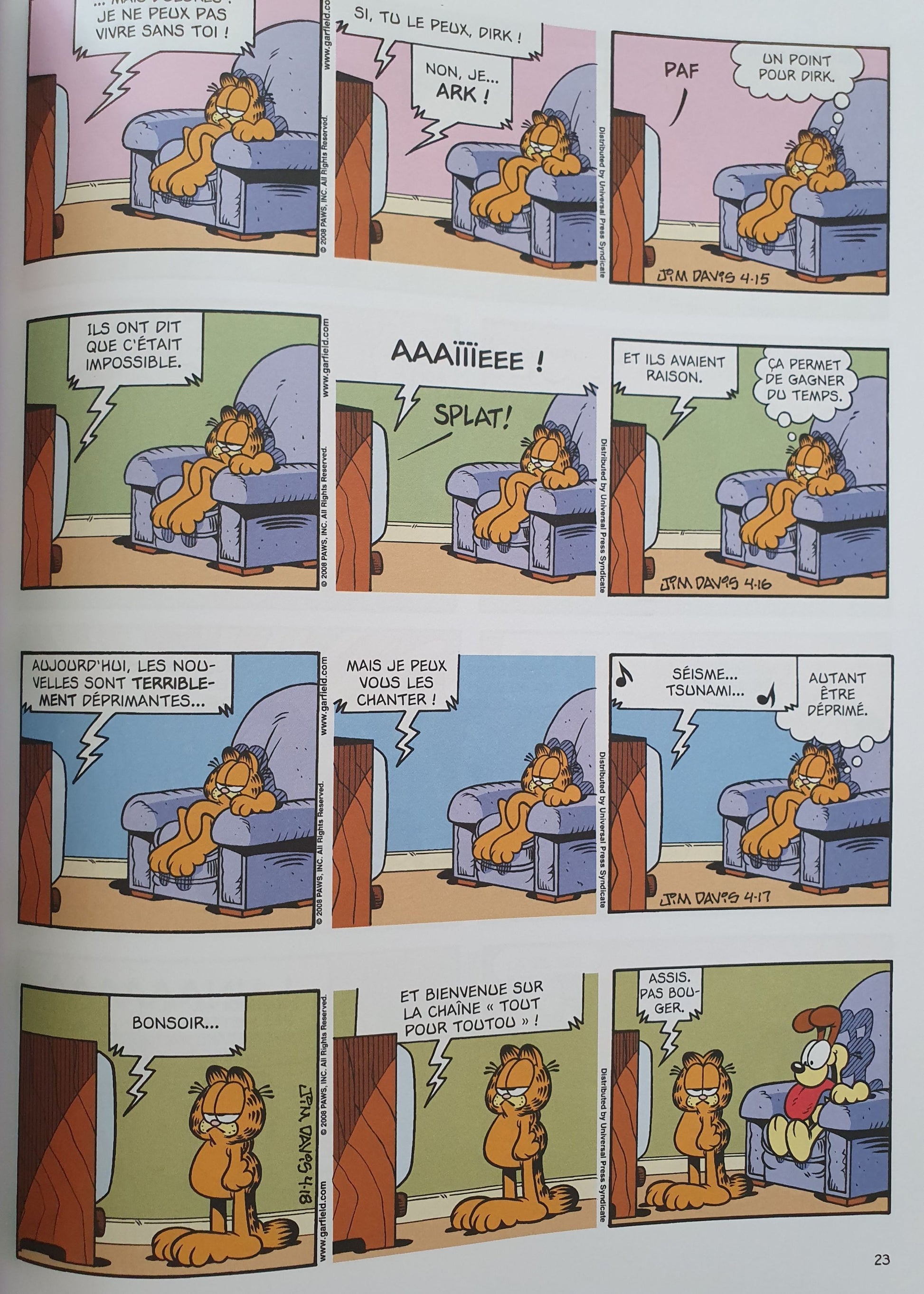 Garfield - Le dindon de la farce Like New Not Applicable  (4598533455927)