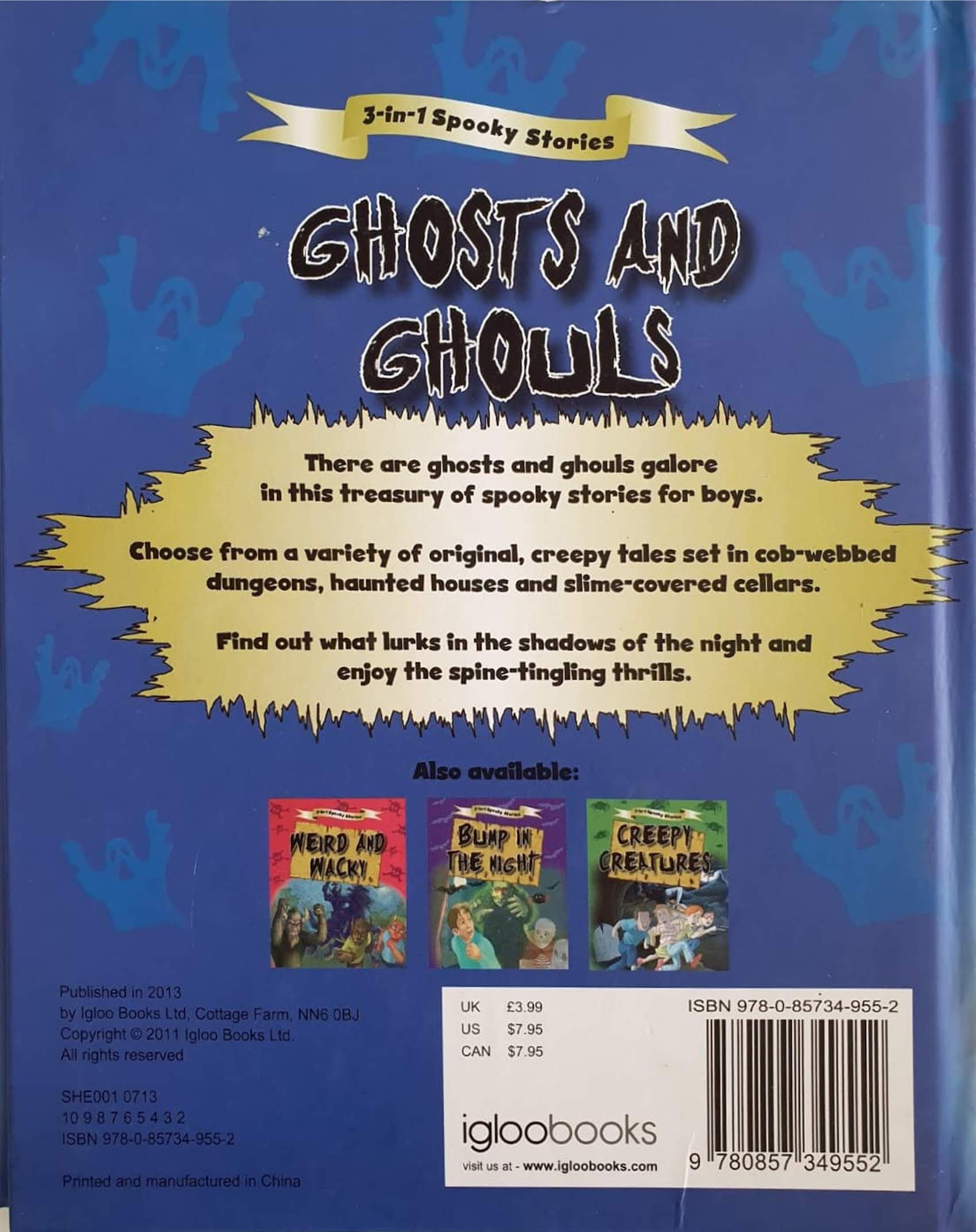 GHOSTS AND GHOULS Like New Recuddles.ch  (6087539818681)