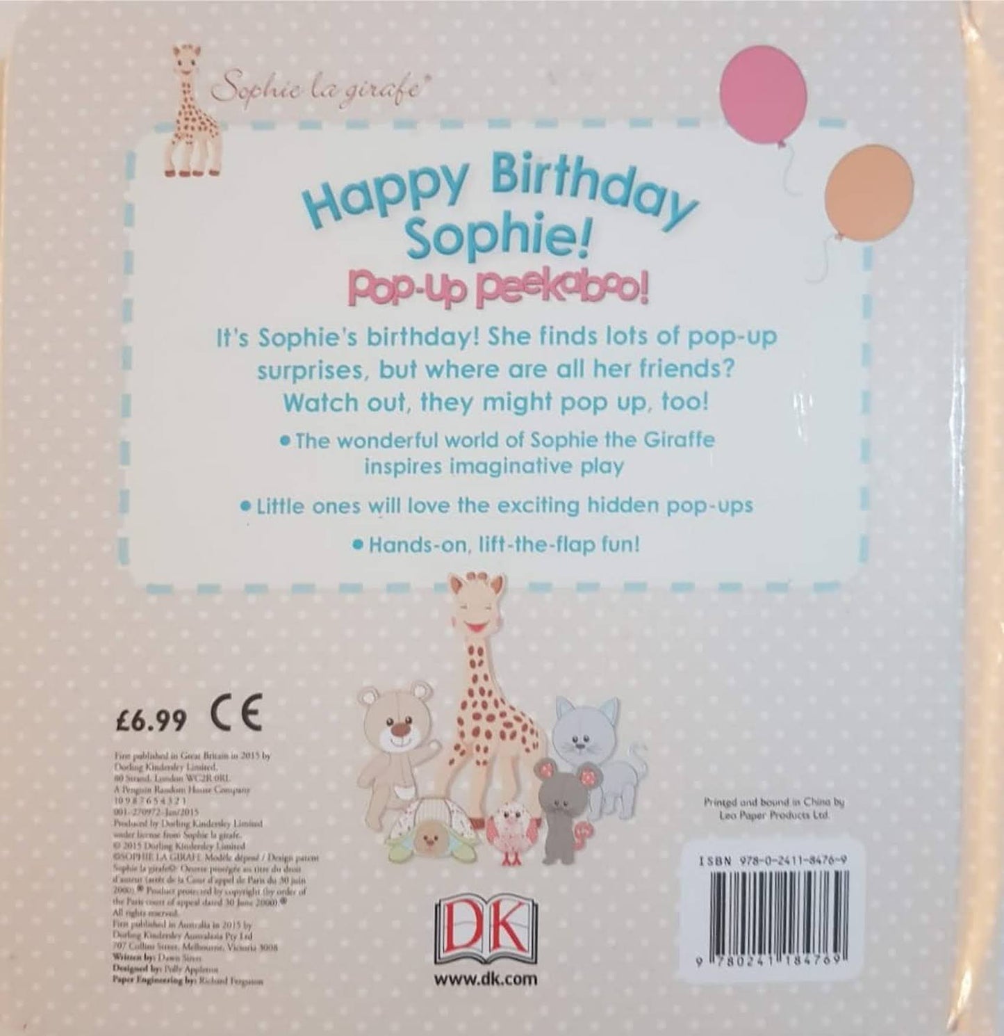 Happy Birthday Sophie Pop-up-peekaboo! Like New Recuddles.ch  (6228979318969)