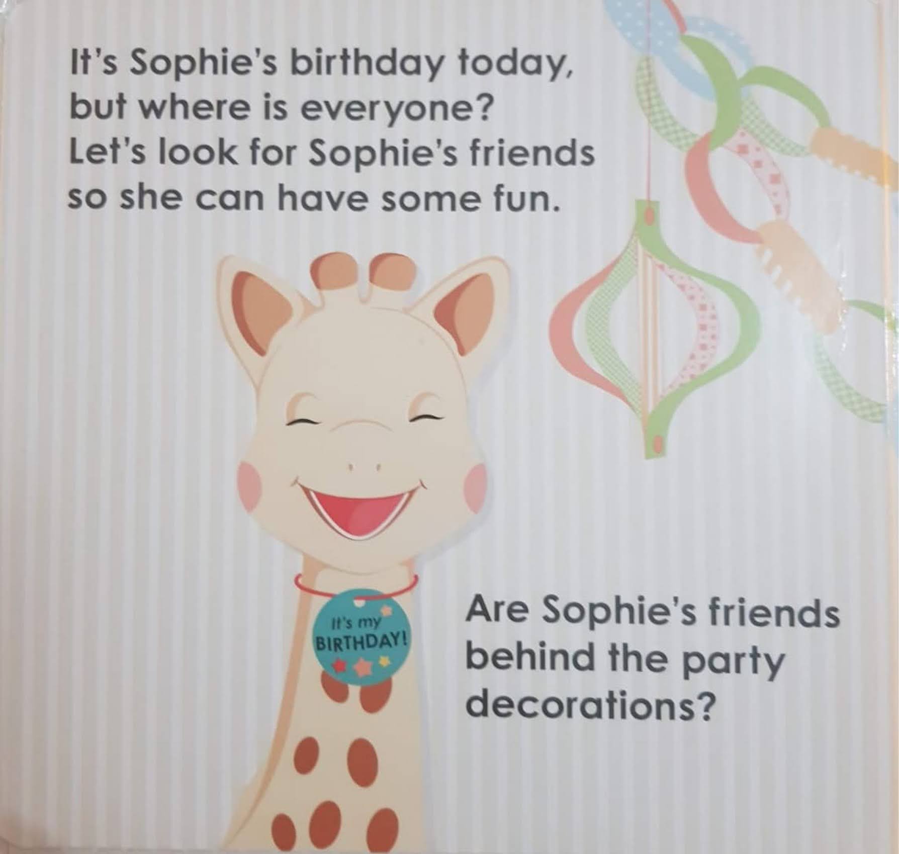Happy Birthday Sophie Pop-up-peekaboo! Like New Recuddles.ch  (6228979318969)