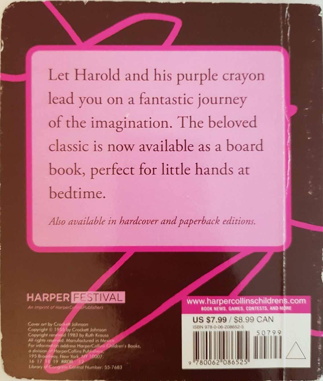 Harold and the Purple Crayon Very Good Not Appicable  (4619394744375)