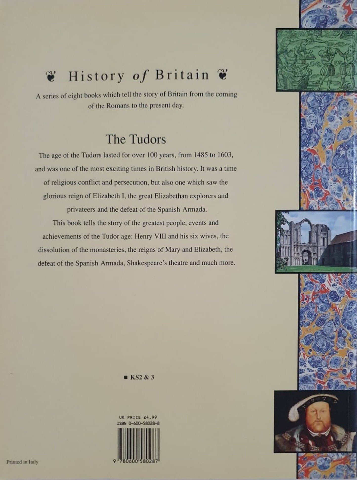 History of Britain - The Tudors Like New Recuddles.ch  (6176346833081)