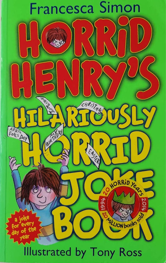 Horrid Henry's Helariously Horrid Joke Book Like New, 6+ Yrs Horrid Henry  (6557553000633)