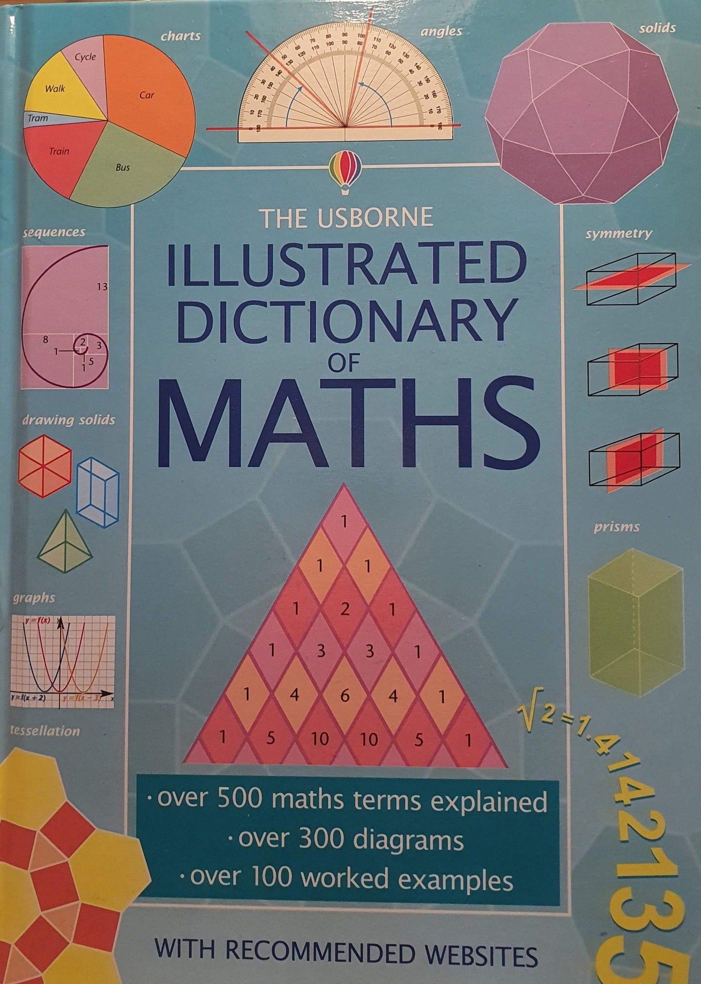 Illustrated dictionary of Math Like New usborne  (6163283017913)