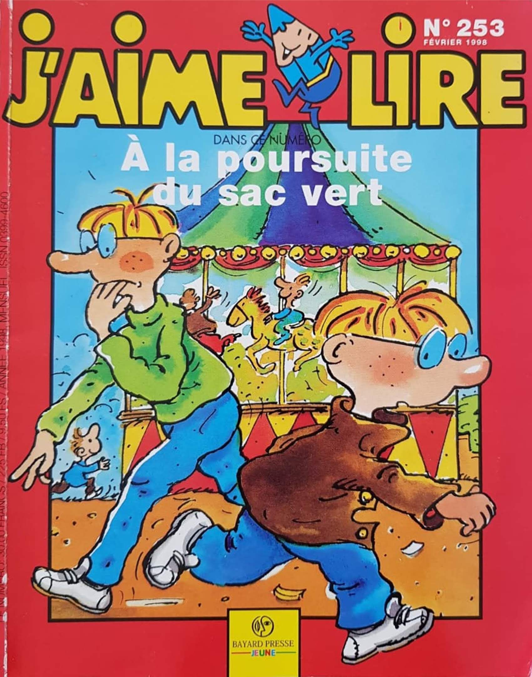 J'aime Lire - A la Poursuit Du sac Vert Like New Recuddles.ch  (6259844120761)