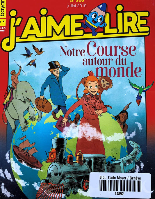J'aime Lire Notre Course autour du monde Very Good,+6 years J'Aime Lire  (6959922839737)