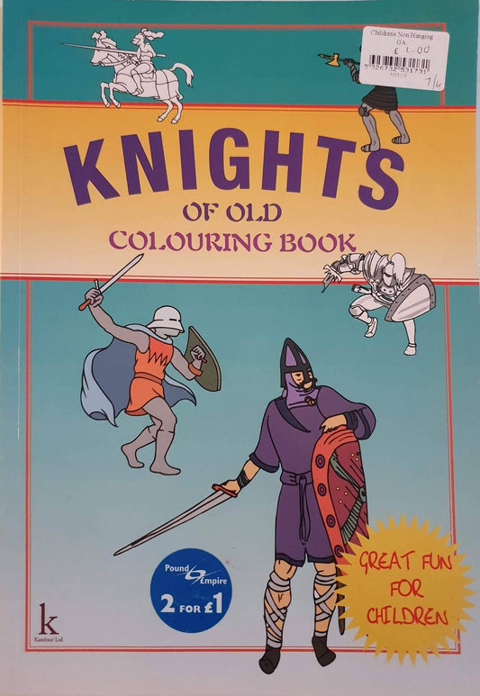 KNIGHTS OF OLD COLOURING BOOK Like New Recuddles.ch  (6220823822521)