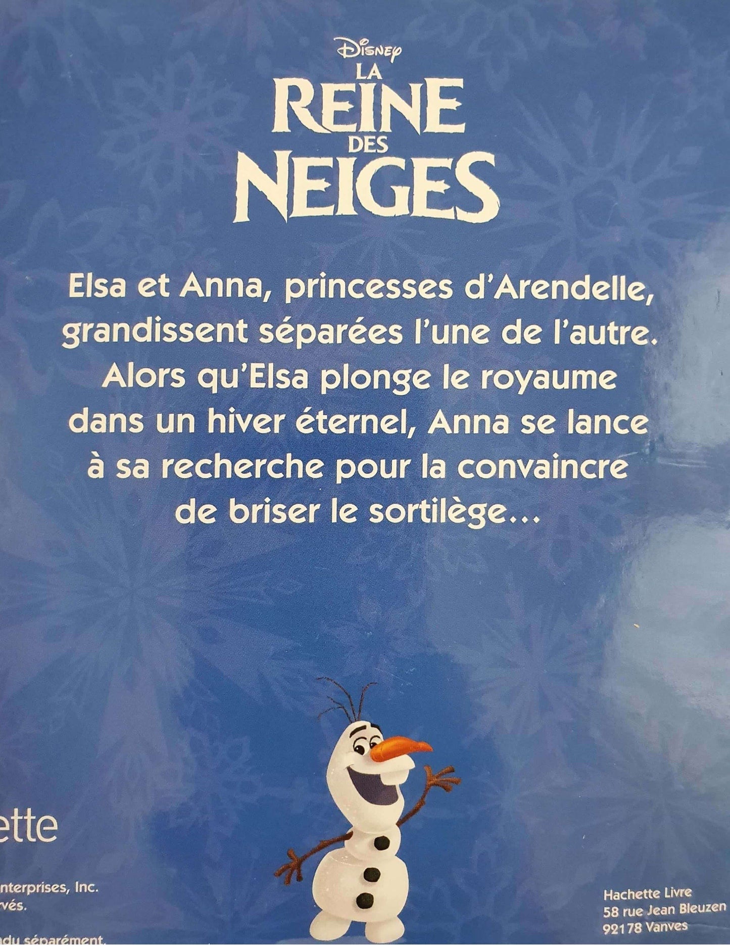 LA REINE DES NEIGES -L'histoire du film Like New Disney  (6075334262969)