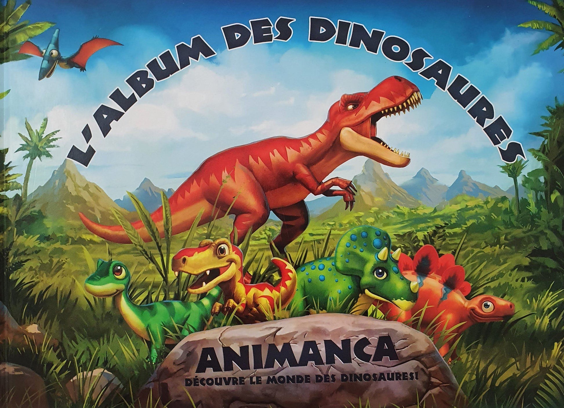 L'album Des Dinosaures Animanca Découvre Le Monde Des Dinosaures! Like New Not Applicable  (4598533226551)