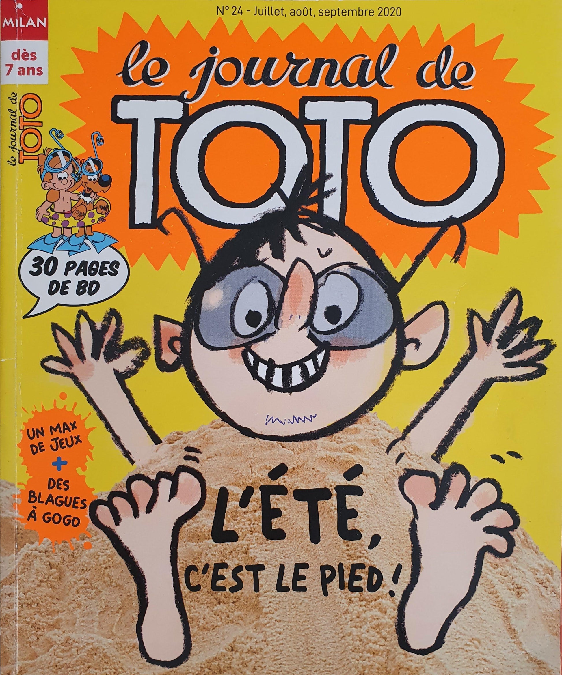 le journal de TOTO L'ÉTÉ, C'EST LE PIED ! Like New Recuddles.ch  (6050246295737)