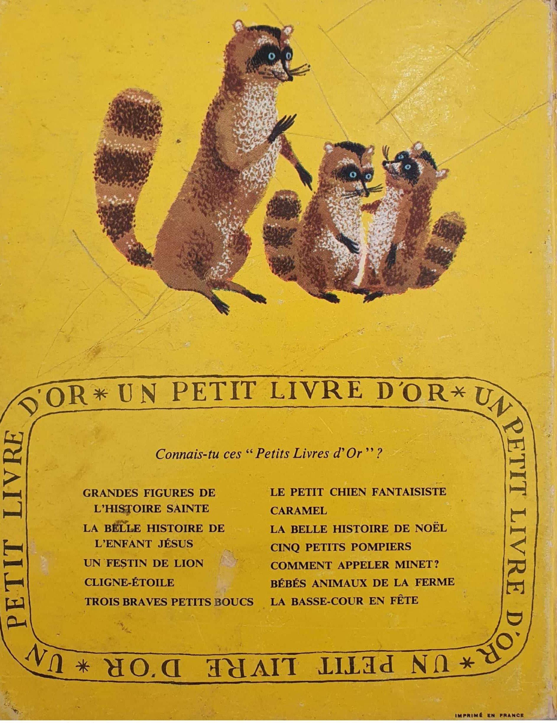 le tout - petit RATON LAVEUR Very Good Not Applicable  (6075335180473)