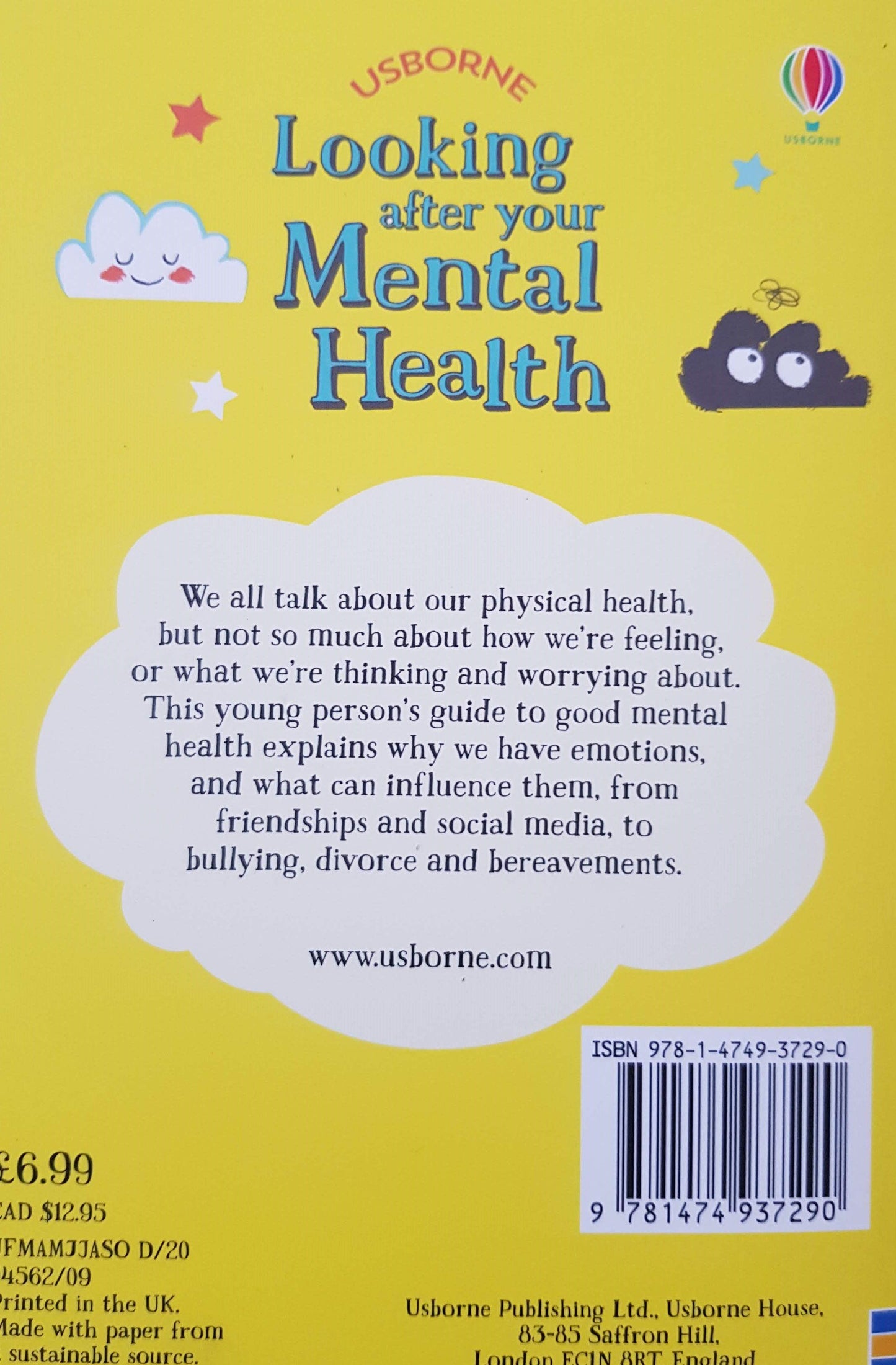 Looking after your Mental Health New Usborne  (6271843664057)