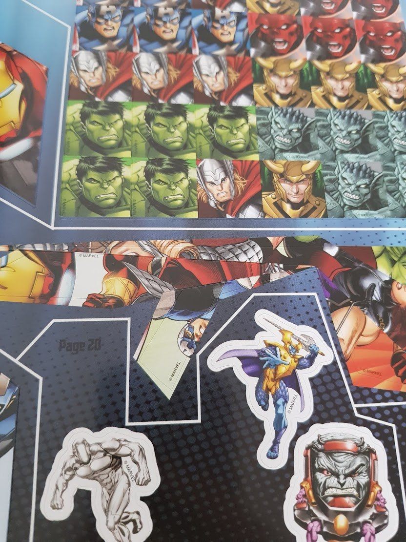 Marvel Avengers Assemble 1000 Stickers Like New Recuddles.ch  (6265037881529)