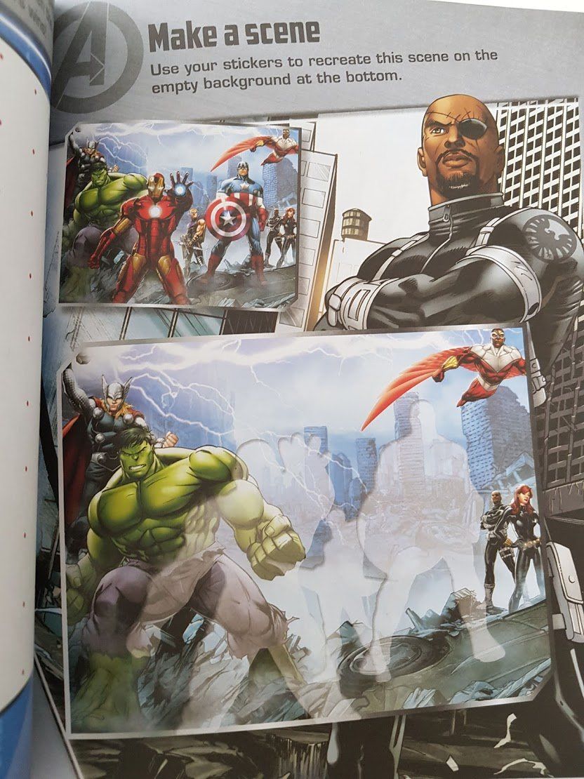 Marvel Avengers Assemble 1000 Stickers Like New Recuddles.ch  (6265037881529)