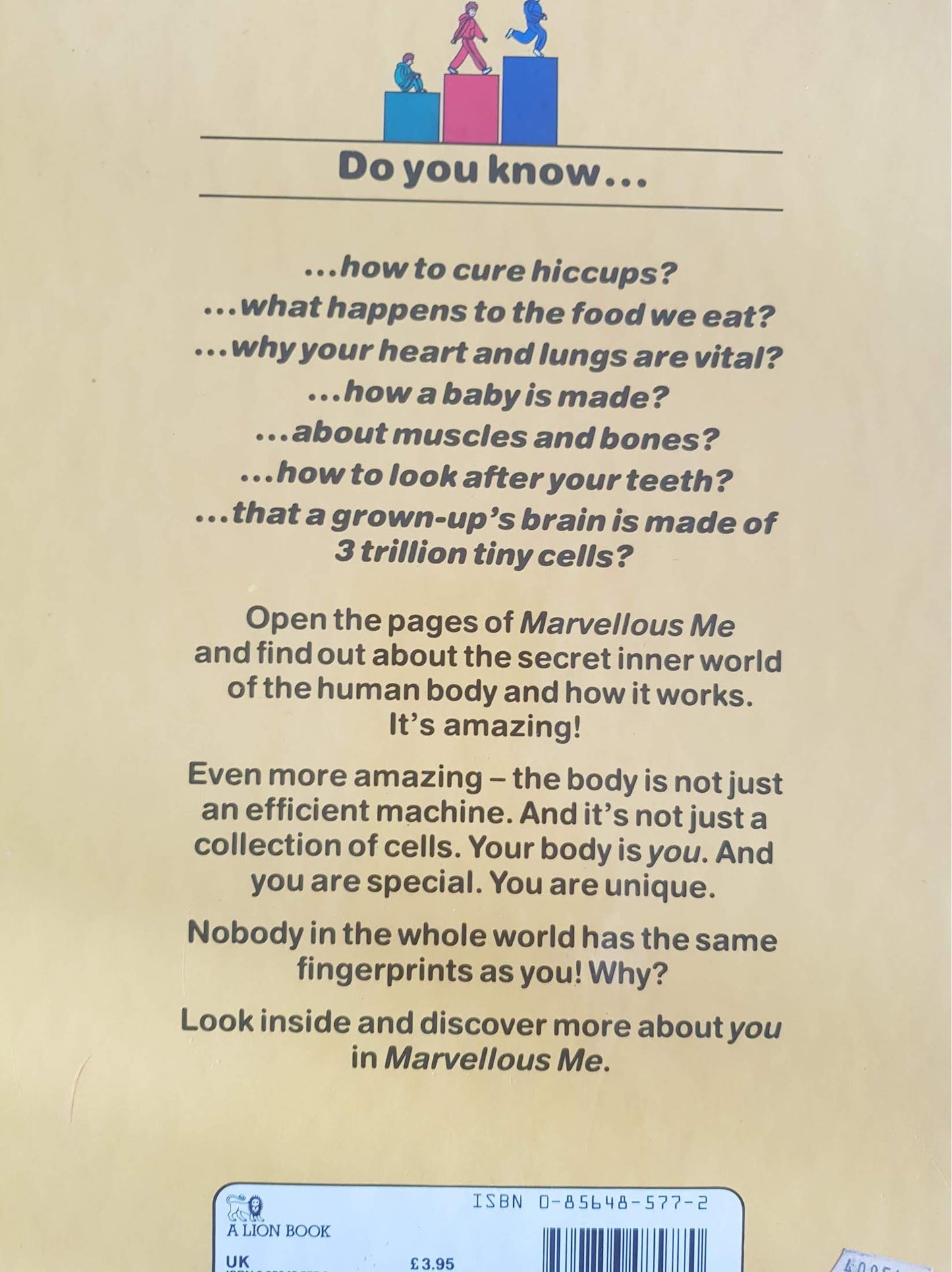 Marvellous Me - All About The Human Body Like New Recuddles.ch  (6235426619577)