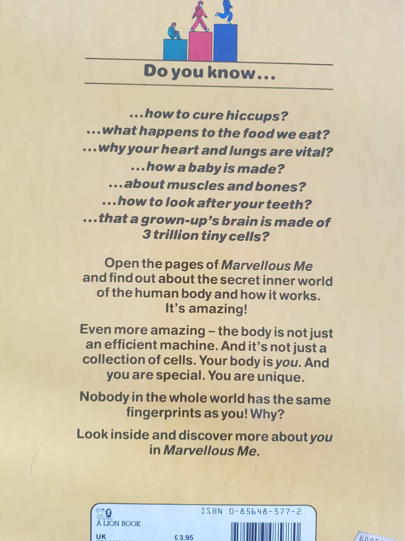 Marvellous Me - All About The Human Body Like New Recuddles.ch  (6235426619577)