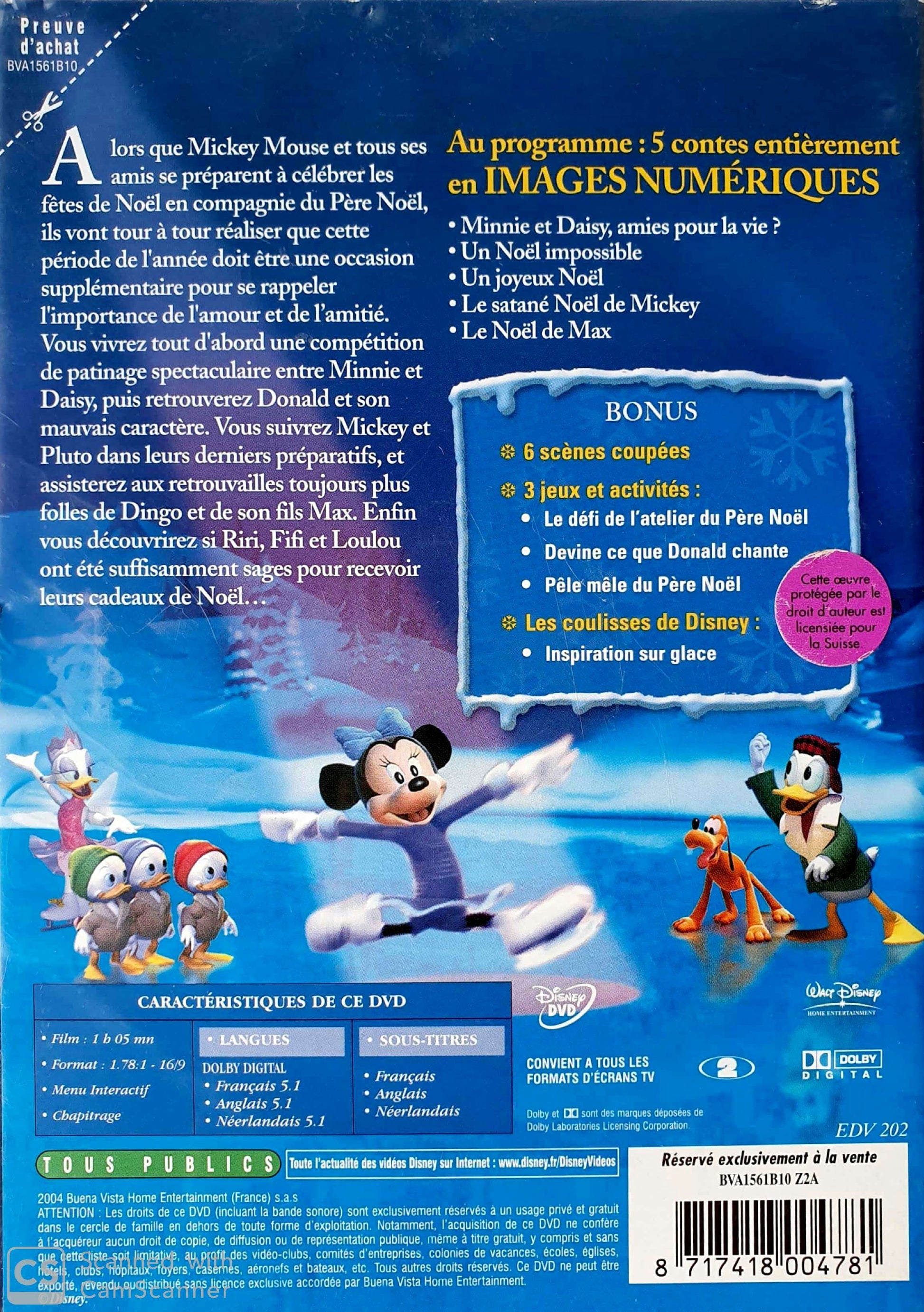 Mickey: Il Était deux fois noel EN, FR Disney  (4606741184567)