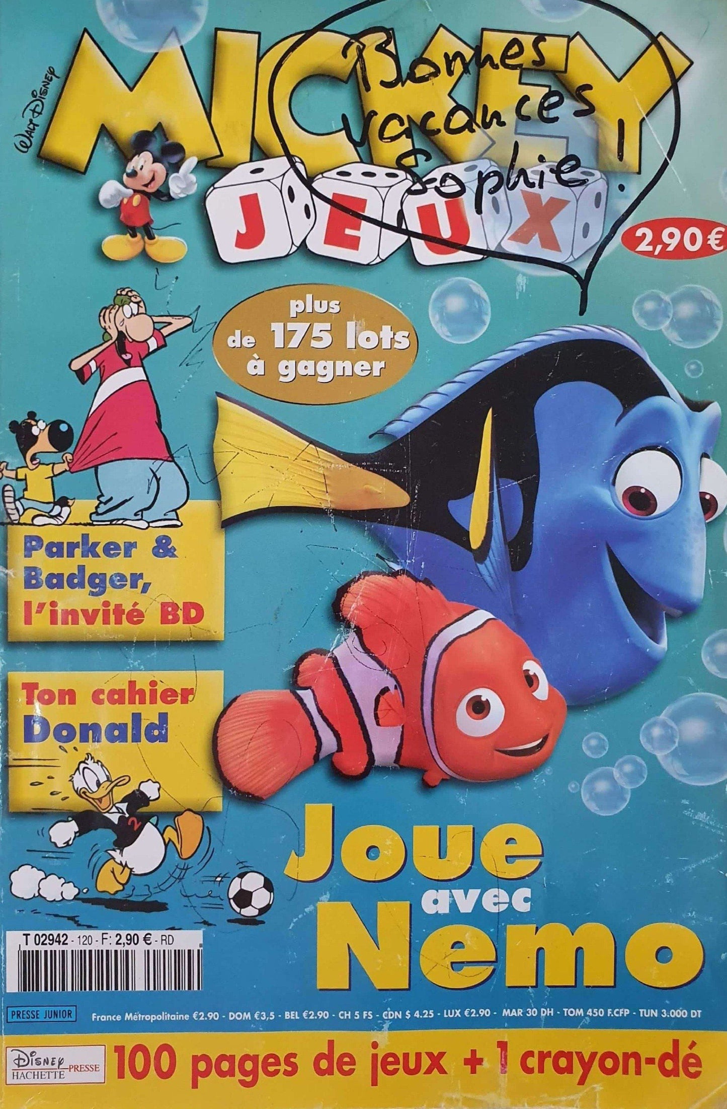 Mickey Jeux Joue avec Nemo Well Read Not Applicable  (6075333705913)