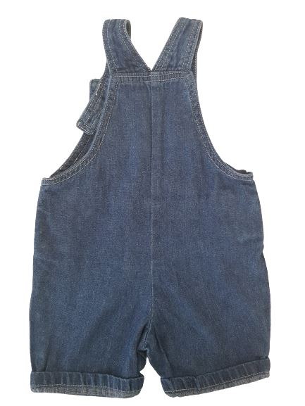 Navy Blue Jeans Dungree Wooliesbaby,6-12 months Wooliesbaby  (4612026335287)