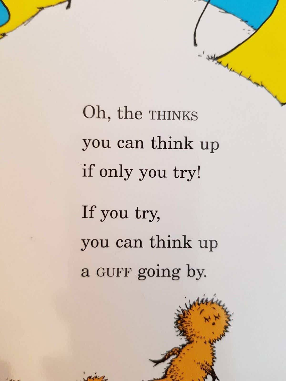 oh, the Thinks you can Think Like New DR. Seuss  (4619394678839)