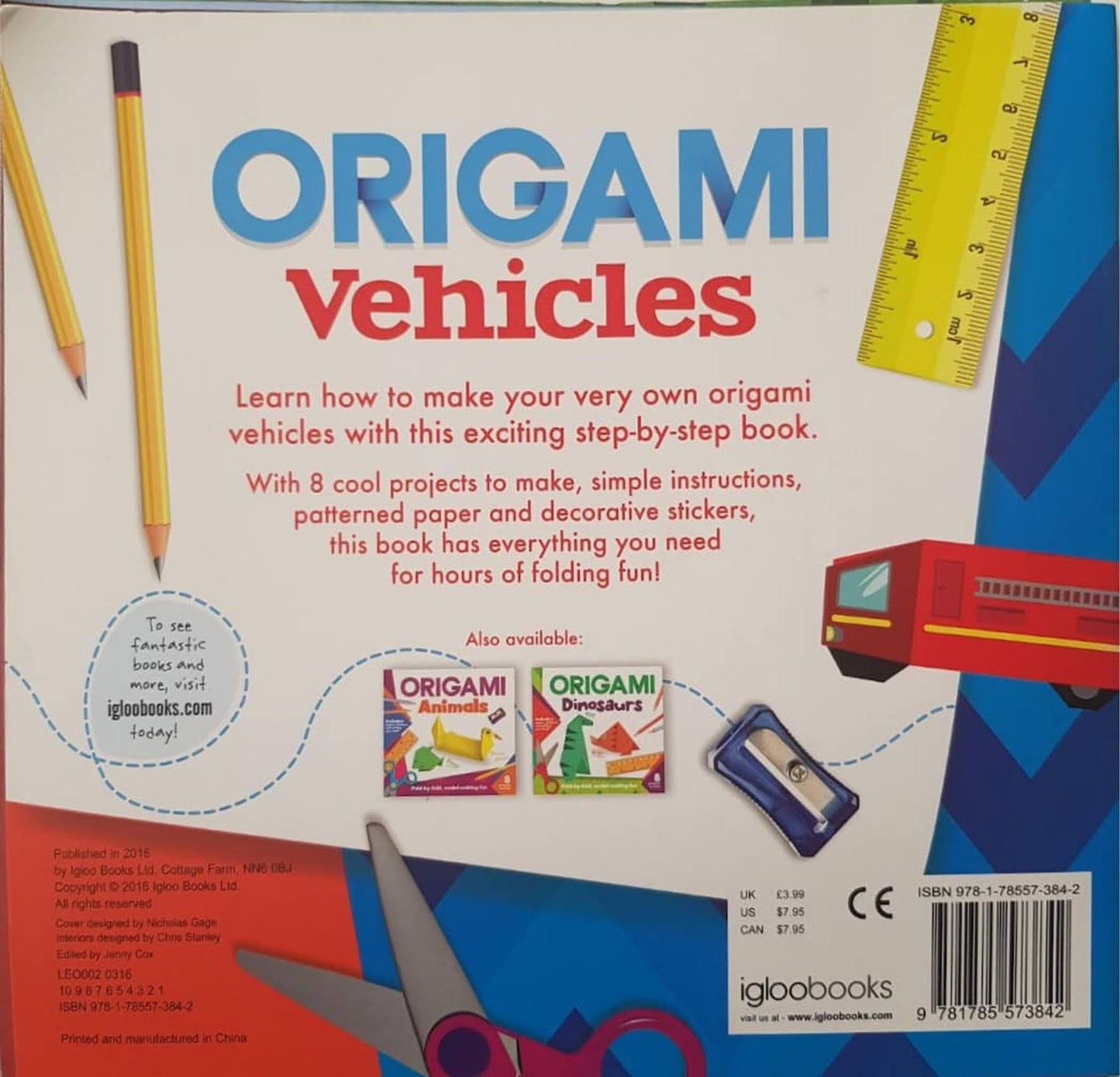 ORIGAMI Vehicles Like New, 8-12 Yrs Recuddles.ch  (6541798277305)