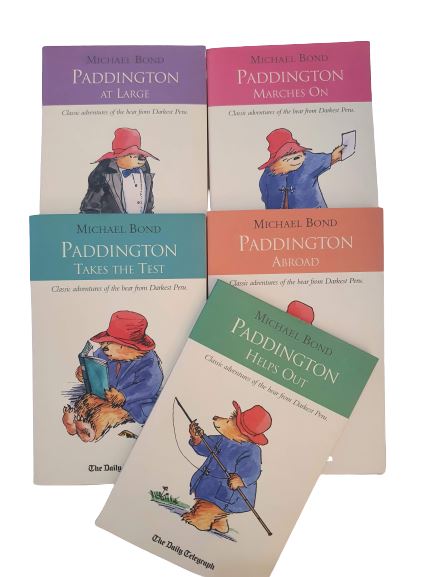 Paddington 5 books set Like New, 8-12 Years Book Bundle  (7065048252601)