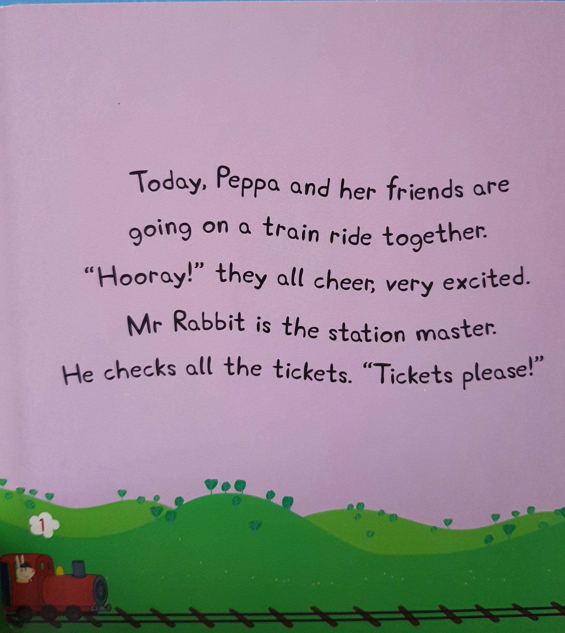 Peppa and the Big Train Like New Peppa Pig  (6575426863289)