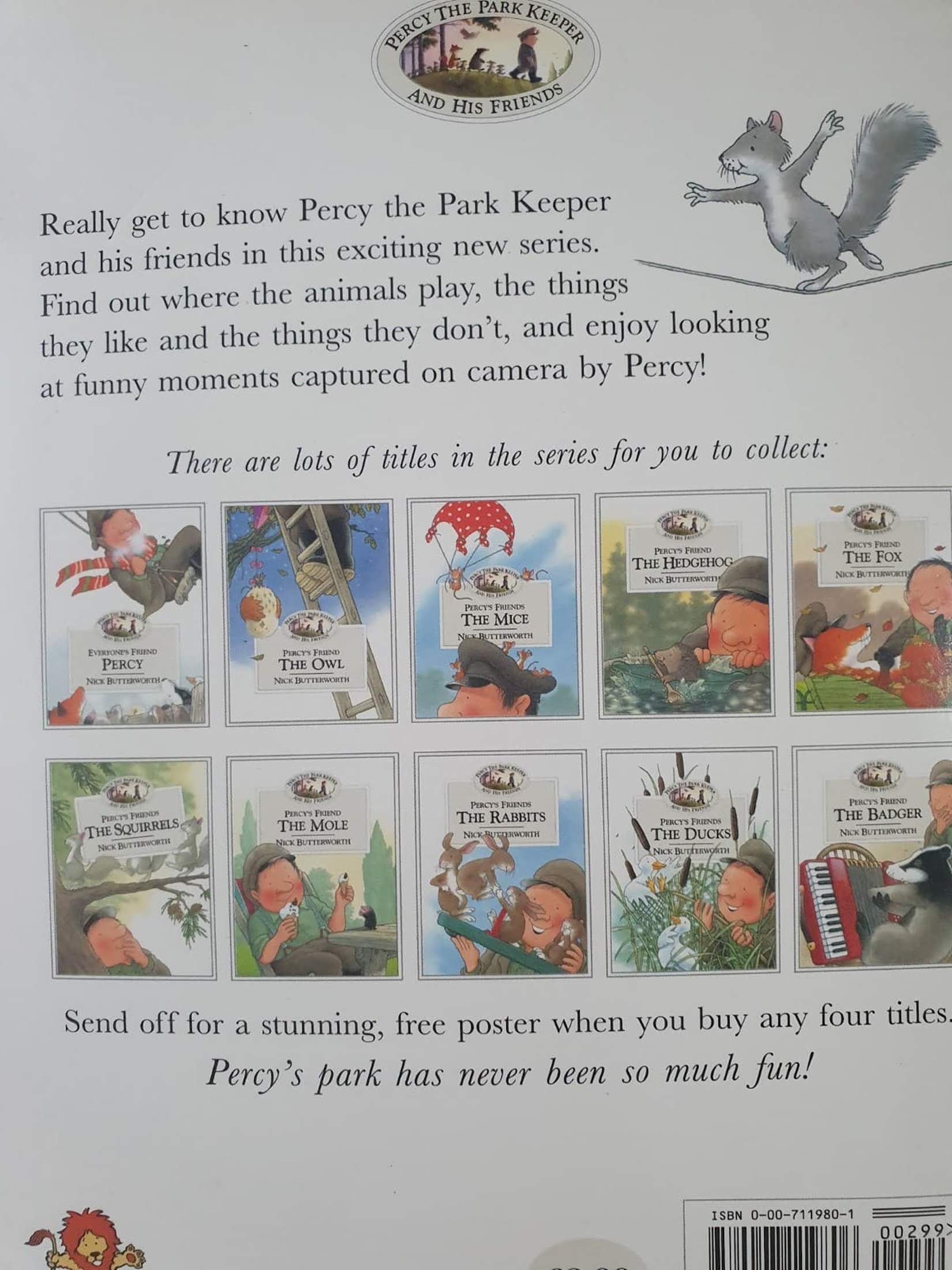 Percy's Friends - THE SQUIRRELS Like New Recuddles.ch  (6310606995641)