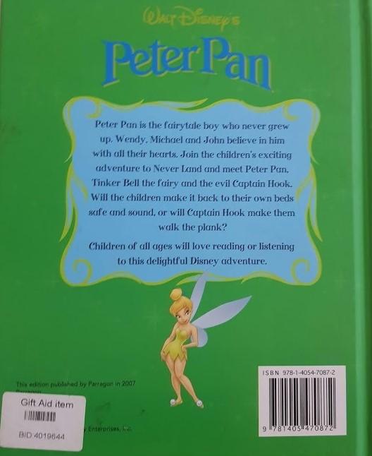 Peter Pan Like New Disney  (6192914104505)