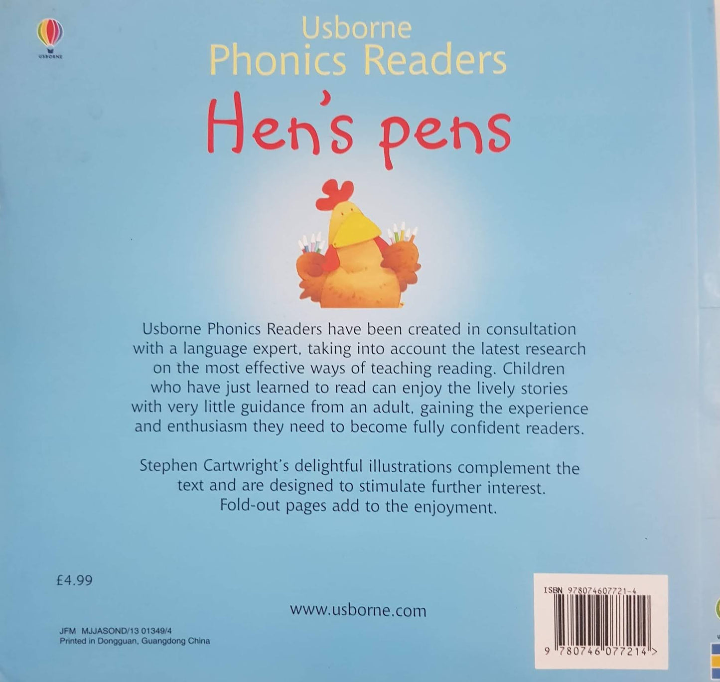 Phonics Recorders - Hen's Pens Very Good Usborne  (6250210197689)