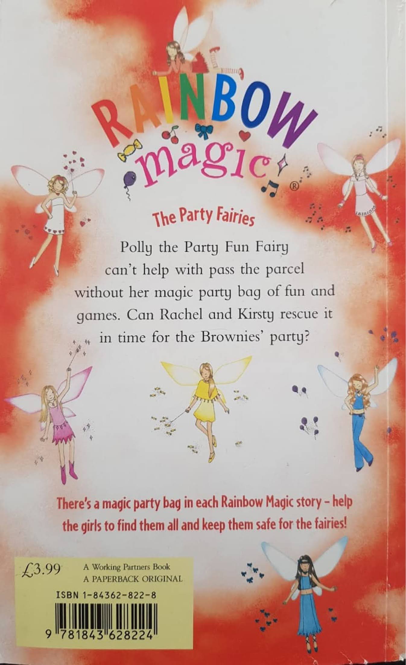Polly the Party Fun Fairy Like New Rainbow Magic  (6196048101561)