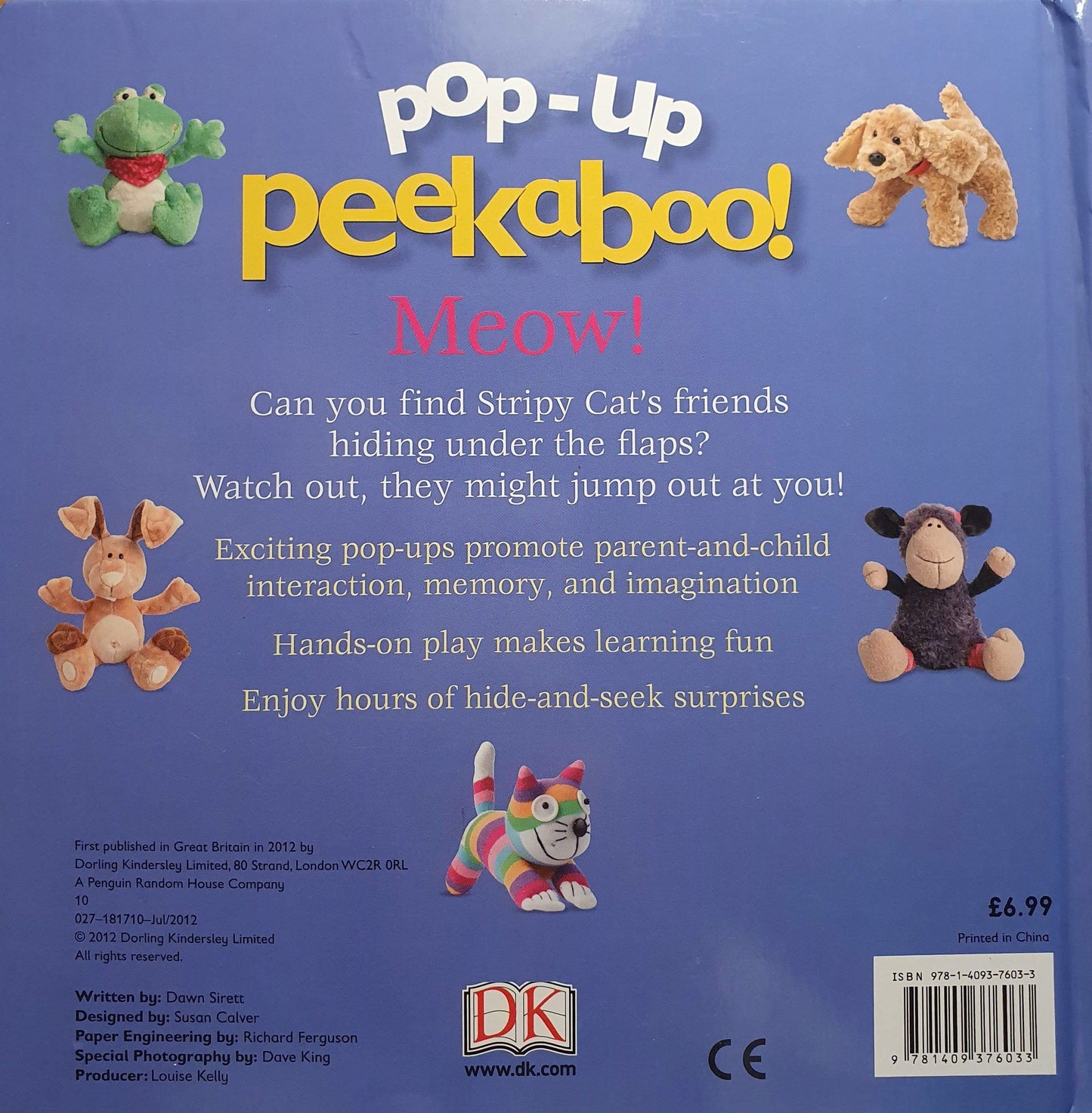 Pop up Peekaboo meow Like New Recuddles.ch  (6175325421753)