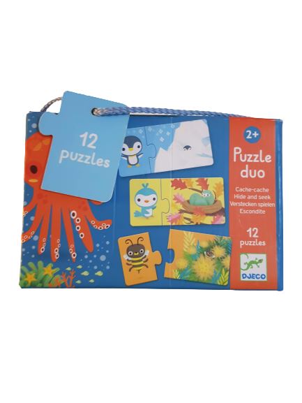 PUZZLE DUO - HIDE AND SEEK Like New The Gift Box Project  (6114661957817)