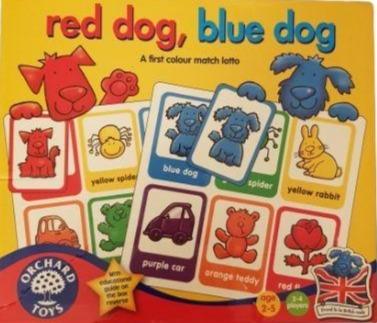 Red Dog Blue Dog Like New Orchard Toys  (4622920155191)