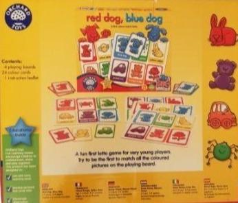Red Dog Blue Dog Like New Orchard Toys  (4622920155191)