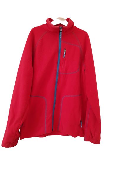 Red sweatshirt with front zip Columbia, 14-16 yrs L Columbia  (4602531938359)