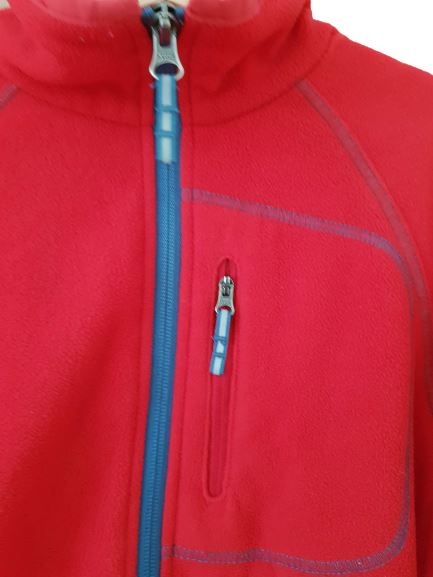 Red sweatshirt with front zip Columbia, 14-16 yrs L Columbia  (4602531938359)