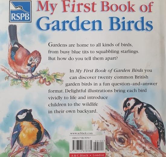 RSPB My First Book of Garden Birds Like New, 12+ Yrs Recuddles.ch  (6335979815097)